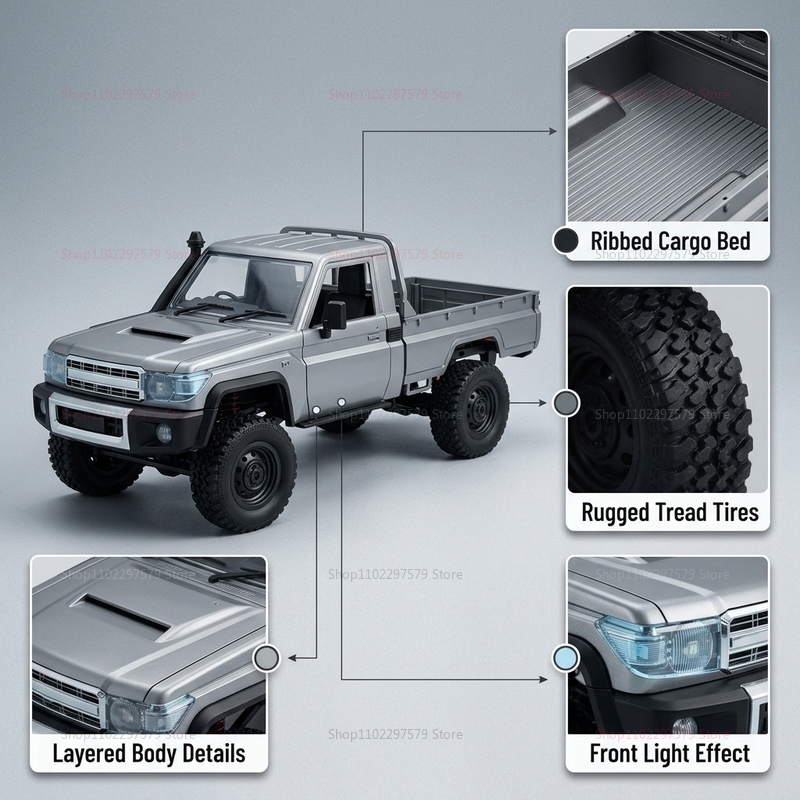 MN82 Upgraded PRO Off-Road 4WD - Rc Hobby Grade Truck recension och pris