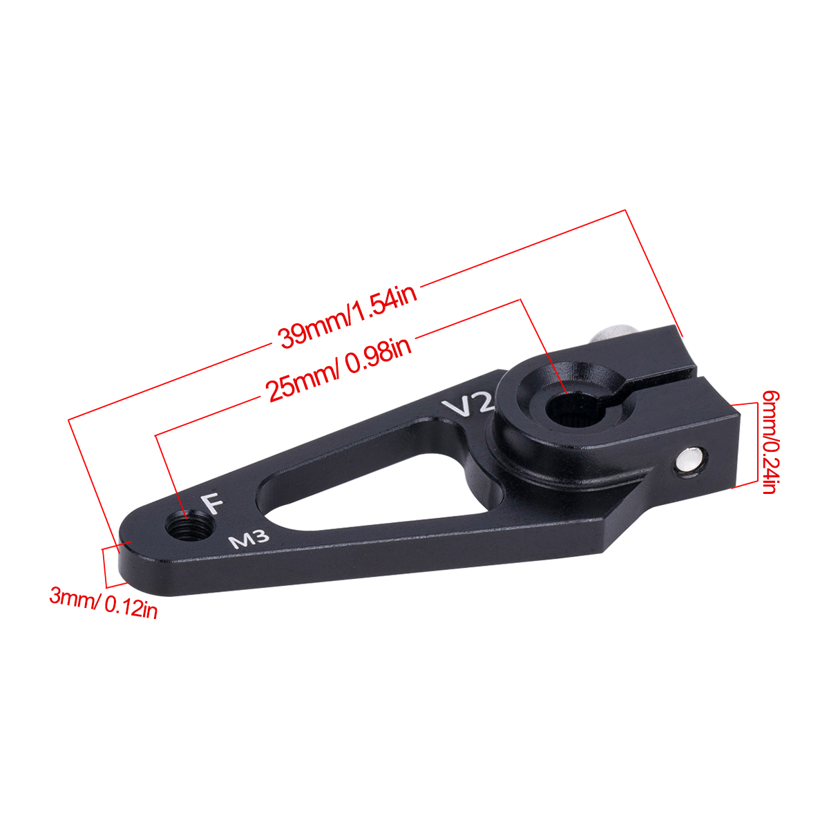 7075 Aluminum 25T Servo Horn M - Rc Hobby Shops recension och pris