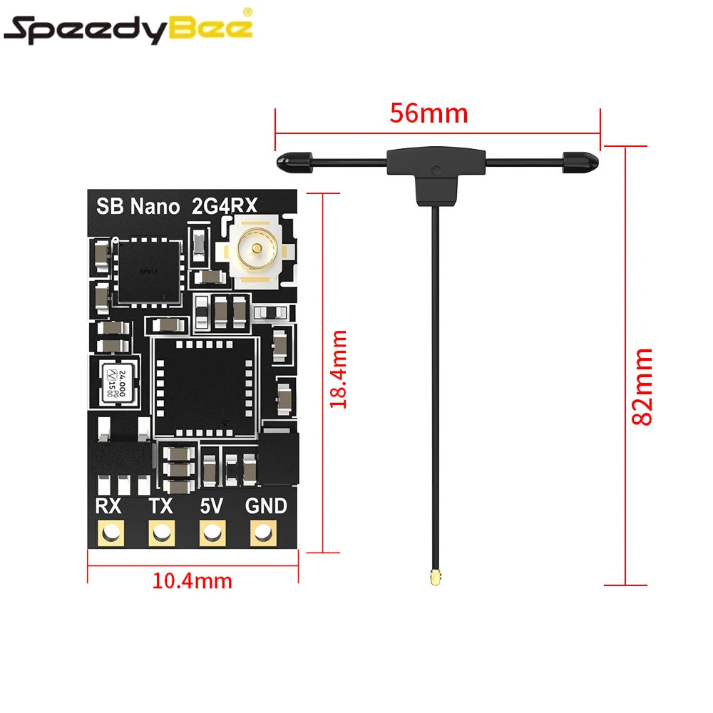 SpeedyBee Nano ELRS 2.4GHz RX  - Rc Plane Hobby Zone recension och pris