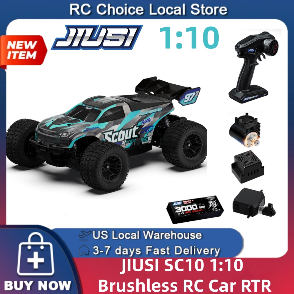 JIUSI SC10 1/10 Brushless RC C - Rc Hobby Grade Truck recension och pris