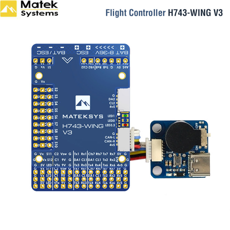 MATEK H743 WING V3 Flight Cont - Rc Plane Hobby Zone recension och pris